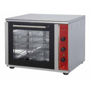 Four à convection et grill professionnel 50 L - Puissance : 3400 W / 230 V - Dim intérieures (LxPxH) : 445 x 350 x 360 mm