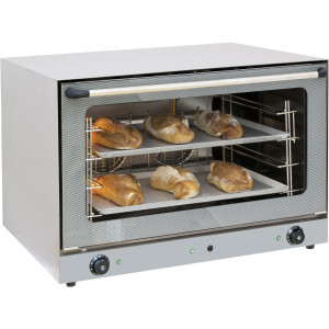 Four à convection avec vapeur - Dim ( L x P x H )  :  835 x 800 x  570 mm- Puissance : 6 400 W- Minuterie : 0 - 120 minutes