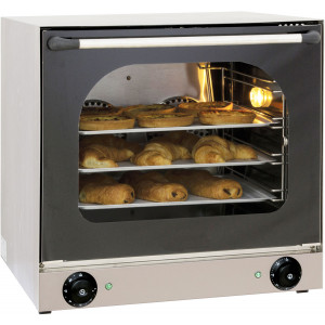 Four à convection professionnel - Puissance : 2 670 W / 230 V - Dim (LxPxH) : 595 x 615 x  570 mm