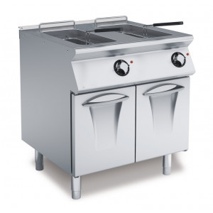 Friteuse professionnelle électrique double cuve - Capacité : 2 x 15  L