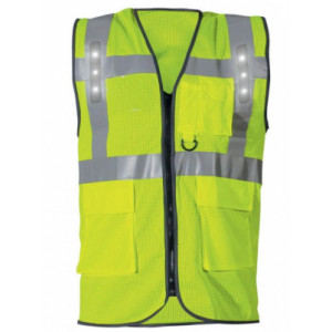 Gilet de signalisation LED - M à XXXL - 11 Led