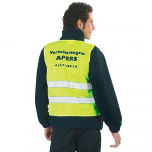 Gilet fluo de signalisation  - Tailles : S - XXL