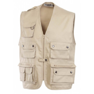 Gilet multi-poches personnalisé - Modèles à 5 ou 10 poches