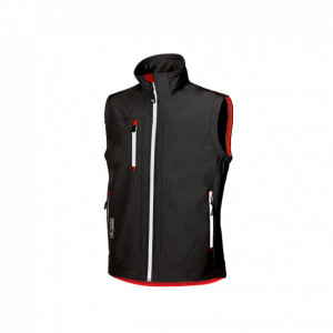 Gilet softshell de travail coupe-vent - Tailles disponibles : XS à 4XL - 4 coloris disponibles 