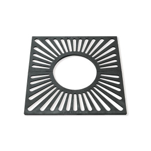 Grille arbre en fonte - Dimensions : de 780 x 780 à 1192 x 1192 mm