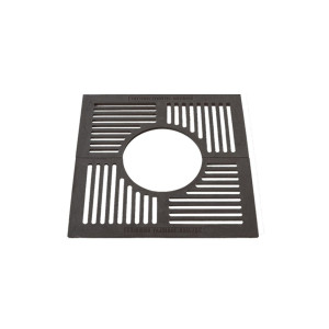 Grille d'arbre fonte carrée - Dimensions : 972 x 982 mm