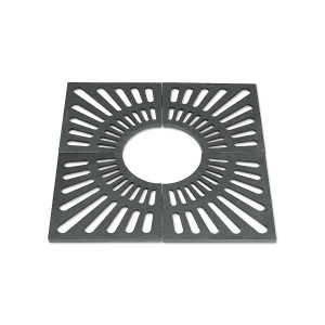 Grille protège arbre en fonte 1200x1200 mm - Dimensions : 1200 × 1200 mm