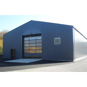 Hangar modulaire pour stockage de longue durée - Hauteur de 5 à 7 m