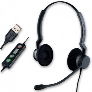  Jabra BIZ 2300 USB Duo -Version UC - Casque PC / USB - GN2300DUSB-Jabra GN

