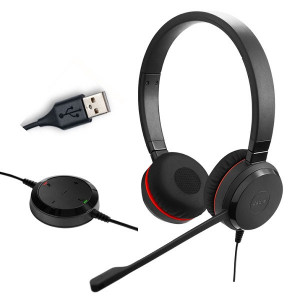 Jabra Evolve 20 USB UC Duo Edition Spéciale  - Casque PC / USB - GNEVOL20UCDCC-Jabra GN