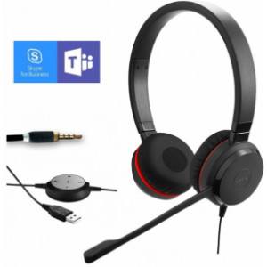 Jabra Evolve 30 II USB UC MS Duo -Casque PC - IP / Softphone - GNEVOL30DM-2-Jabra GN

