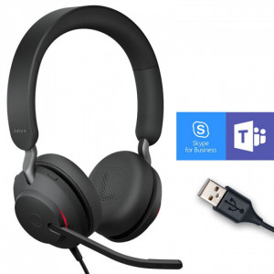 Jabra Evolve2 40 MS Duo USB-A  -Casque PC / USB - GNEVOL240DMA-Jabra

