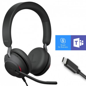 Jabra Evolve2 40 MS Duo USB-C -Casque PC / USB - GNEVOL240DMC-Jabra

