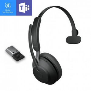 Jabra Evolve2 65 MS Mono USB-A -Casque PC - IP / Softphone - GNEVOL265MAB-Jabra GN

