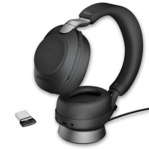 Jabra - Evolve2 85 UC Duo Noir USB-C avec base -Casque pour téléphone mobile - GNEVOL285DSUPCB-Jabra GN

