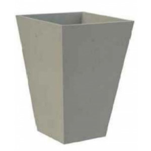 Jardinière carrée en béton - Format : Carrée – L.50 x l.50 x H.64 cm – En béton