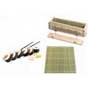 Kit sushi maki - En bambou naturel