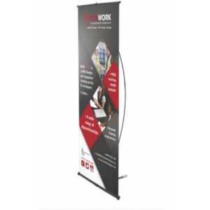 L banner - Dimension (l x H) : 600 x 1840 mm