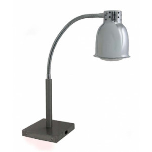 Lampe chauffante sur pied - Socle en inox