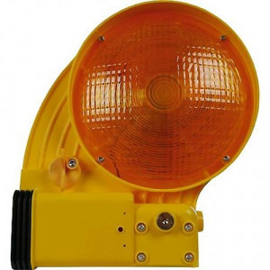 Lampe de balisage - Sortie de lumière une ou deux faces - Jaune ou rouge.