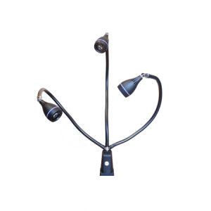 Lampe LED tri tête - 3 bras - Longueur bras : 650 mm