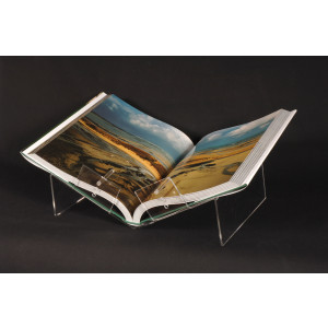 Lutrin couchée pour livre A5 - Dimensions : (L x H x P) : 23 x 11 x 20 cm