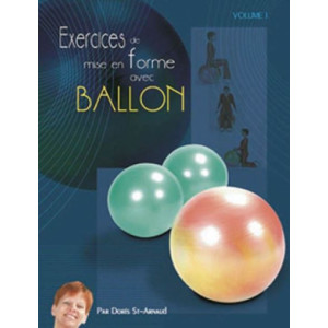 Manuel bleu mise en forme avec ballon - Il contient 24 pages en couleurs + de 60 photos