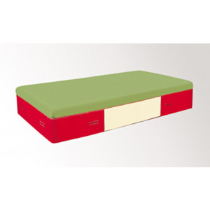 Matelas gymnastique nouvelle génération - Dimensions (L x l x ép): 350 x 200 x 65 cm