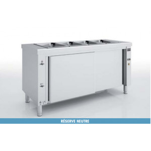 Meuble bain marie à eau - Dimensions : Jusqu'à 2250 x 700 x 850 mm