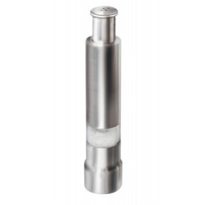 Mini broyeur de sel en inox (Lot de 5) - Lot de 5 - Hauteur : 13.3 cm - Diamètre : 2.7 cm