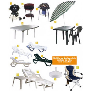 Mobiliers de jardin - Mobiliers de jardin