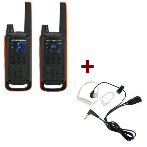 Motorola TLKR T82 + 2 kits bodyguard -Talkie Walkie sans Licence - MOT82BDG-Motorola

