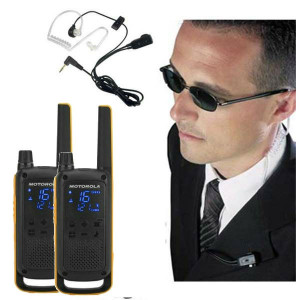 Motorola TLKR T82 Extreme + 2 Kits Bodyguards - Talkie Walkie sans Licence - MOT82EXBDG-Motorola