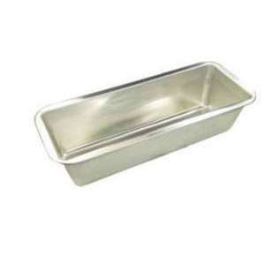 Moule à cake embouti fer blanc (Lot de 3) - Lot de 3 - Hauteur : 7,5 cm - Fer blanc
