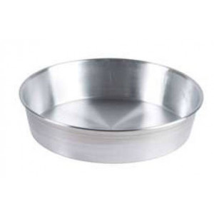 Moule à manqué rond uni en aluminium ( Lot de 3) - Lot de 3 - Diamètre : 20/17,5 à 26/23,5 cm - Hauteur : 4,5 ou 5 cm - Bordé