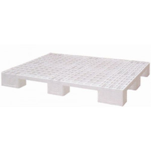 Palette plastique charge de 1800 Kg - Dimensions (L x l x H) 120x 80 x13 cm