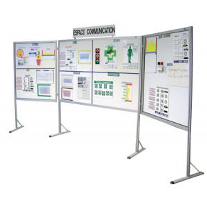 Panneau d'affichage intérieur - Largeur : 1070 ou 1925mm - Structure en aluminium