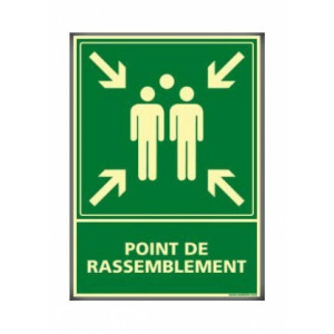 Panneau de signalisation industrielle  - Matière : PVC - Longueur : 210 mm - Largeur : 150 ou 75 mm - Fixation : Auto-adhésive ou a visser
 