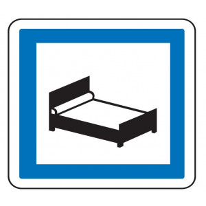 Panneau indication hôtel CE17 - Dimensions (mm) : De 350 à 1050 - Norme CE et NF