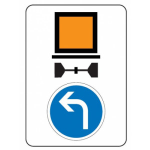 Panneau indication limitation tunnel C117-b21c2 - Dimension (mm) : de 600 x 800 à 1600 x 2400 - Norme CE et NF - Type C