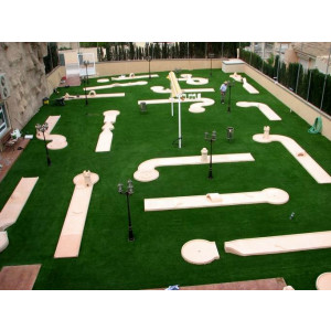 Parcours de minigolf 6 pistes - 6 pistes - longueur pistes : 36 m