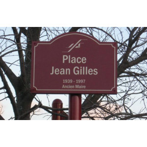 Plaque de rue personnalisable - Plaque classique