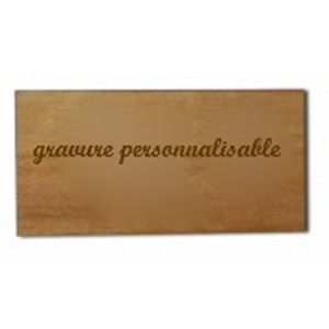 Plaque gravée professionnelle - Dimensions sur mesure