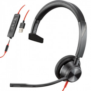 Poly - Plantronics Blackwire 3315 USB-A MS - Casque PC - IP / Softphone - PLB3315USBAM-Poly