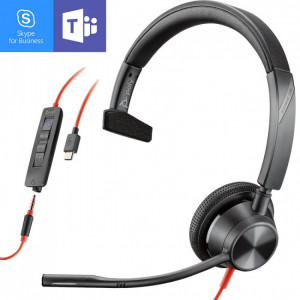 Poly - Plantronics Blackwire 3315 USB-C MS - Casque PC - IP / Softphone - PLB3315USBCJM-Poly