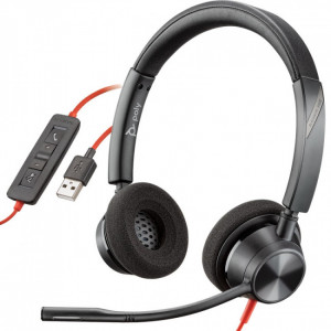 Poly - Plantronics Blackwire 3320 USB-A - Casque PC - IP / Softphone - PLB3320USBA-Plantronics