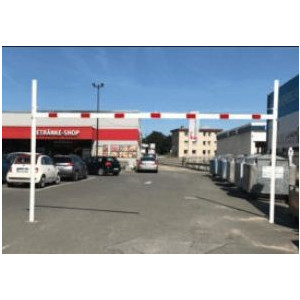 Portique parking double support - Hauteur : De 1,8 à 2,8m