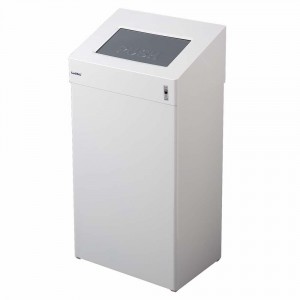 Poubelle sanitaire - Capacité : 50 L - Dim : H.680 x L.380 x P.250 mm - Matière : Acier inoxydable