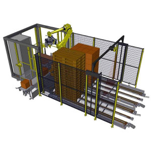 Robot de palettisation mono ligne - Alimentation électrique : 400V triphasé - 20 Ampères