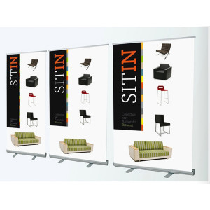 Roll up publicitaire d'affichage - 84X204 / 120X204 / 150X204 cm